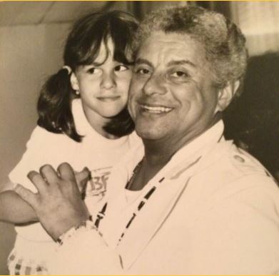 Mateo Jay's mother Audrey Puente with grandfather Tito Puente